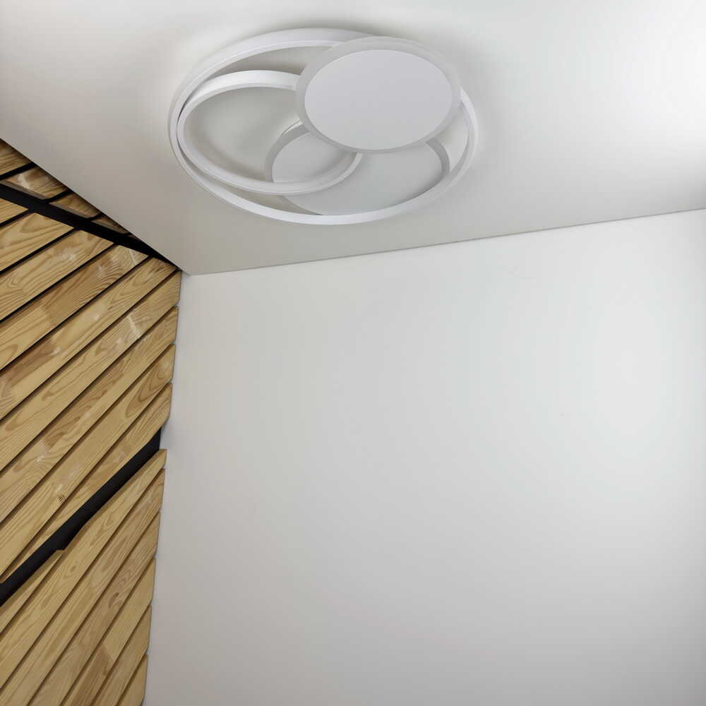 Светильник LED smart SPINER+пульт 100W белый круг Violux ( 220525 )